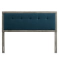 thumbnail image 2 of Draper Tufted Queen Fabric and Wood Headboard - Gray Azure, 2 of 4