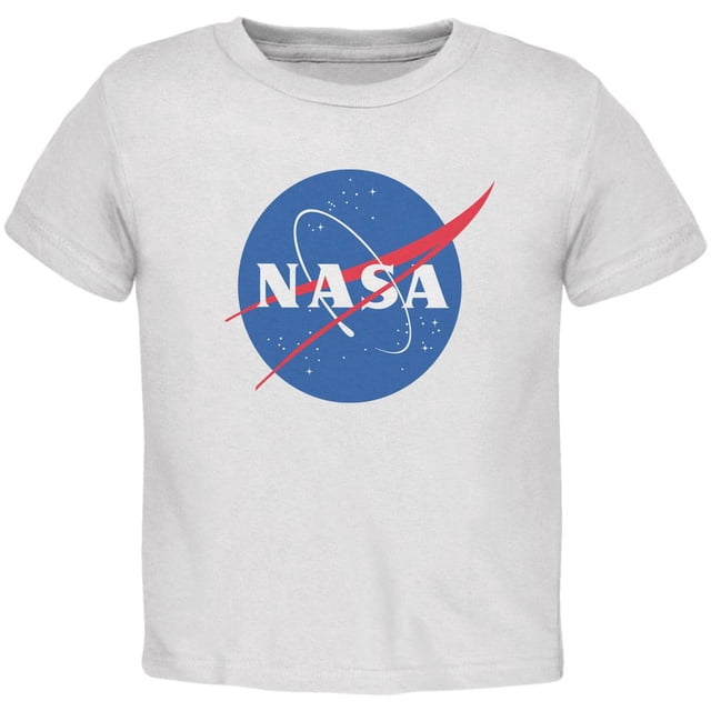 NASA T-Shirt Blanc pour Tout-Petit avec Logo de la