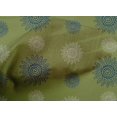 thumbnail image 4 of oneOone Cotton Poplin Fabric Spiral & Floral Block Printed Craft Fabric BTY 42 Inch Wide, 4 of 4