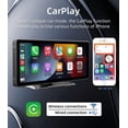 thumbnail image 3 of 10.26" Dash Cam with Rear View Camera Carplay and Android Auto Voice Control Bluetooth WIFI 2.4G-5G FM, 3 of 5