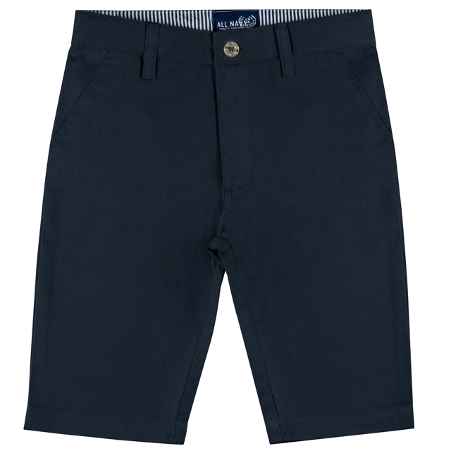 Buyless Fashion Shorts Garçon Pantalon devant Plat Coton Décontracté Coupe Droite