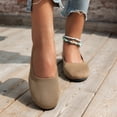 thumbnail image 3 of Mepaouo Ballerines à Bout Rond pour Femmes, Chaussures Plates Confortables, Mocassins Habillés à Enfiler pour Dames, Mary Jane, 3 of 9