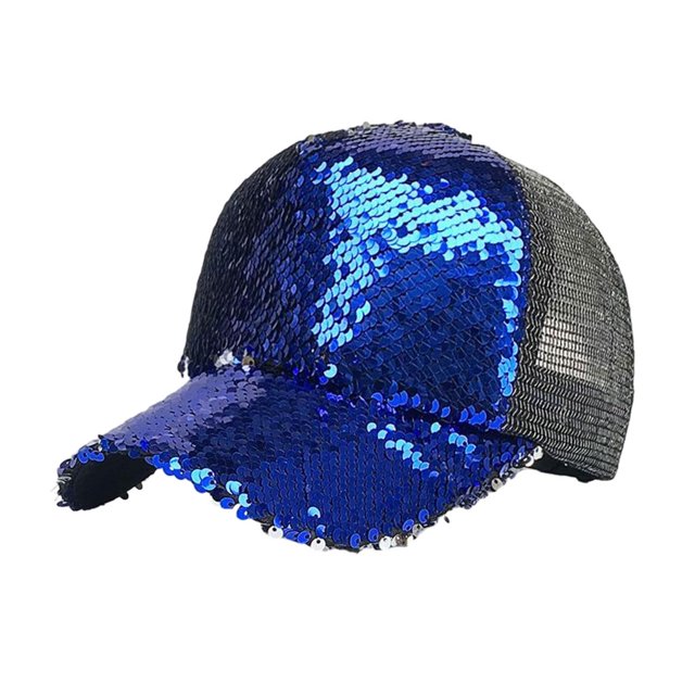 letairis Breathable WomenAdjustable Ponytail Baseball Cap Sun Protection Fashionable UV Protection Sun Caps blue