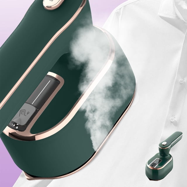 Danhjin Wet And Dry Iron Upgrade Portable Mini Ironing Machine, 180°Rotatable Handheld Steam Iron, Foldable Travel Garment Or Fabric Clothes,Good For Home And Travel