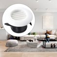 thumbnail image 1 of Air Vent Grille Circular Indoor Ventilation Outlet Duct Pipe Cover Cap Kitchen, 1 of 9