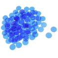 thumbnail image 4 of 100 Pieces Color Chips - Clear Bingo Chips - Multi Color to Choose Blue, 4 of 8