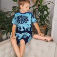 thumbnail image 4 of Easygdp Ensemble de Pyjama Court pour Halloween, Manches Courtes et Sommeil, 2 Pcs-TTG, 4 of 6