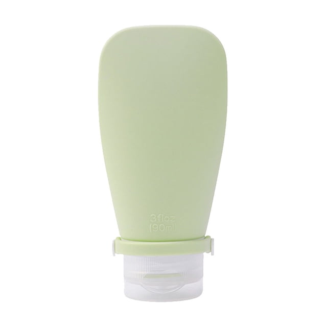 Meitianfacai 90ml Cosmetics Sample Empty Bottle Shampoo and Shower Gel Extrusion Travel Plastic Bottle Set Portable Wash Flip-top Design for Easy Squeezing