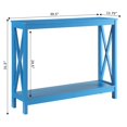 thumbnail image 5 of Pemberly Row Table Console Transitionnel en Bois, Fini Bois Bleu, 5 of 5