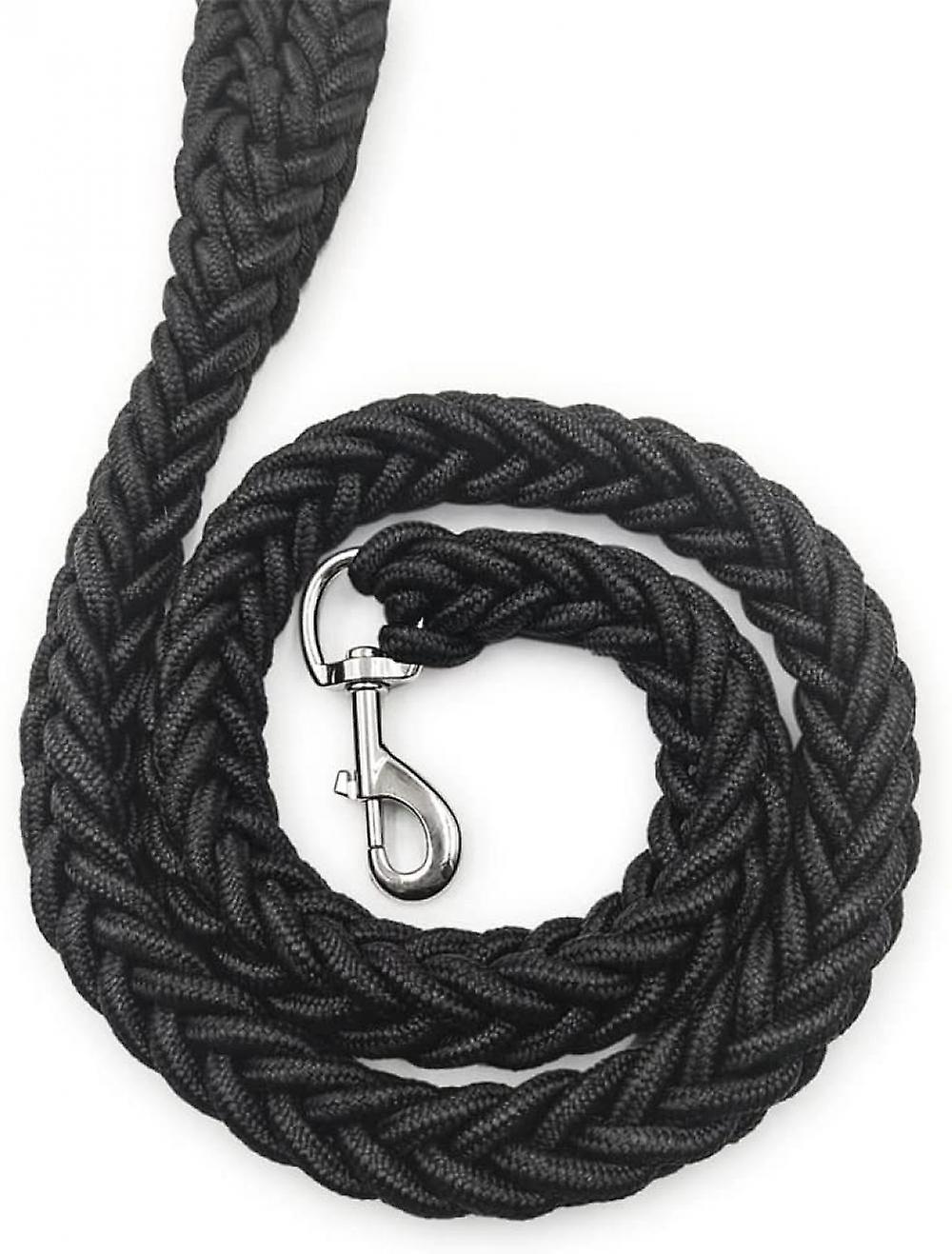 leash, dog leash, large dog leash, large dog leash, large dog leash, heavy duty leash, black dog leash, long leash, pet leash (3.9ft)