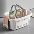 thumbnail image 2 of Plastic Storage Basket for Bathroom Desktop Cabinet, Rectangular Small Organizer Bin, Home Sundries Caddy Easy Clean, 2 of 6