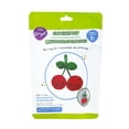 thumbnail image 1 of UNIQUE CREATIV CRAFT Crochet Key Ring Kit - Cherry, 1 pc, Age 8+, Intermediate, 7.5 × 9 cm (3.5 in), 1 of 4