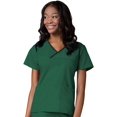 thumbnail image 1 of Maevn Core Contrast Y-Neck Mock Wrap Scrub Top [XXS - 5XL, FREE SHIPPING], 1 of 1