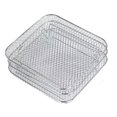 thumbnail image 1 of Visland Air Fryer Dehydration Rack Stackable Stainless Steel Multi-Layer Dehydrator for Chips Po Pcsorn Fruits Beef Jerky, 1 of 8