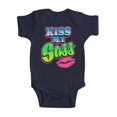 thumbnail image 1 of Baby "Kiss My Sass" Bodysuit - Navy - 18M, 1 of 1
