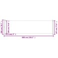 thumbnail image 4 of vidaXL Auvent Latéral Rétractable pour Patio 200x600 cm Brun, 4 of 5