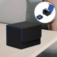 thumbnail image 1 of Card Deck Box Holder Organizer Storage Gathe Card Toy Closure Album Collectible Holds Game Card , black, 1 of 10