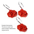 thumbnail image 4 of 1 Set Shower Curtain Hooks Universal Professional Household Fixing Hangers Resin Rod Hook Curtains Fixator Hardware Fitting Red 3pcs, 4 of 7