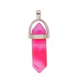 thumbnail image 1 of Hexagon Column Charm Jewelry Hanging Pendant Safe Material: Preferred agate Multicolor Exquisite Agate Crafting Necklace Bracelet Accessories Red, 1 of 6