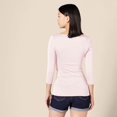 thumbnail image 3 of walmart Essentials T-Shirt à Encolure Bateau à Manches 3/4 pour Femmes, 3 of 8
