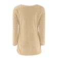 thumbnail image 4 of Yuyuzo Hauts Douillets pour Femmes Grande Taille Automne Hiver Manches Longues Col Rond Ample Décontracté Chandail, 4 of 7