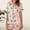 Pink, variant on Gift TIMIFIS Pinks Womens Satin Pajamas Set Short Sleeve Button Sleepwear Bride Soft 2 Piece Lounge Comfy Casual Sleepwear Loungewear Lounge Outfit Sets - Flash