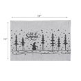 thumbnail image 2 of Napperon En Tapisserie Let It Snow 13 X 18 - Ensemble De 12, 2 of 4