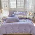 thumbnail image 4 of Bed Sheet Set,All-Season Bedding Set - 4-Piece Washable Solid Color Bed Sheet Duvet Cover and Pillowcases,Bedding Duvet Covers,Duvet Cover Set,Water Color Set, 4 of 9
