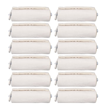 Tapis Isolant pour Permanente Capillaire, Coussinet en Mousse Chauffante pour Cheveux en Coton, Accessoires de Bouclage Doux 12 Pcs Insoluble pour Filles pour la Maison