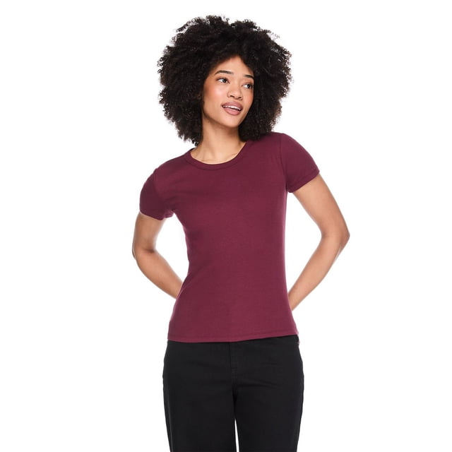 George Women's Rib Crew-Neck T-Shirt
