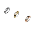 thumbnail image 3 of Nose & Cartilage Bendable Hoop Ring ,Prong CZ Centered Half Circle Top 18g-20g, 3 of 4