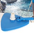 thumbnail image 4 of Vacuum Head Pool Cleaning Head Plastic Portable Weighted Triangular Shape Swimming Pool Vacuum Head Brush Cleaning Tool Accessories, 4 of 8