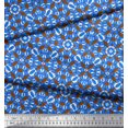 thumbnail image 3 of Soimoi Cotton Jersey Fabric Abstract & Circle Geometric Print Fabric by The Yard 58 Inch Wide, 3 of 5