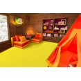 thumbnail image 2 of Fun Rugs KD Rectangle Bright Yellow Nylon Kids Rug, 2 of 2