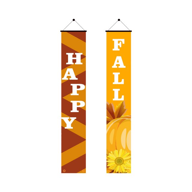 XZNGL Autumn Hanging Banner Porch Decoration Thanksgiving Party Decoration