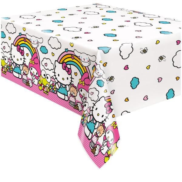 Nappe en plastique Hello Kitty, 84 po x 54 po