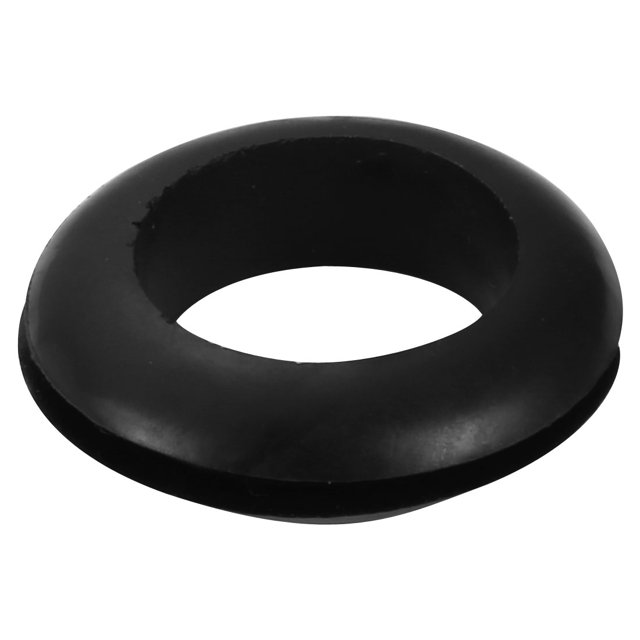 Unique Bargains Wire Protective Grommets Black Rubber 25mm Double Sided Grommet