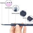 thumbnail image 3 of Ergonomic Crochet Hooks Set, Beginners Crochet Hooks Lightweight Easy To Hold Soft Grip  for Travel, 3 of 7