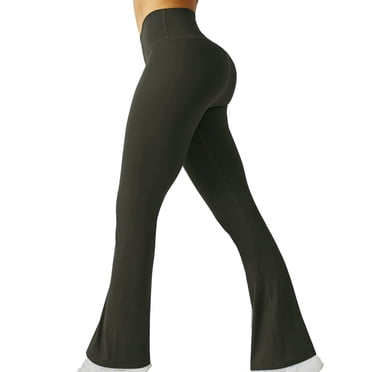 Cameland Leggings de Yoga Extensibles pour Femmes, Entraînement Physique, Course, Sports, Pantalon Actif Pleine Longueur, Taille Haute, Ajusté, Petit, Évasé