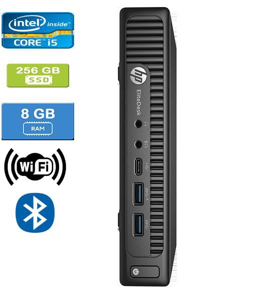 Refurbished: HP 800 G2 MINI Intel Core i5-6500T 2.50 GHz, 8GB, 256GB SSD, Win 10 Pro
