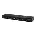 thumbnail image 1 of StarTech.com USB to Serial Hub - 8 Port - COM Port Retention - Rack Mount and Daisy Chainable - FTDI USB to RS232 Hub (ICUSB23208FD) - Serial adapter - USB 2.0 - RS-232 x 8 - black, 1 of 4