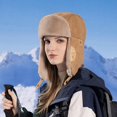 thumbnail image 1 of Hood Ski Over Windproof Plush Hood Fuzzy Ski Winter Adjustable Women Men, 1 of 4