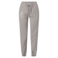 thumbnail image 3 of Womens Cargo Pants With Pockets Simple Fashion Solid Color Pants Partial Dandelion Print Pocket Drawstring Women Pants Grey XL, 3 of 3