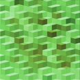 thumbnail image 1 of Ahgly Tapis d'Intérieur Lavable en Machine Carré Transitionnel Vert Émeraude, 7 Pieds Carré, 1 of 7