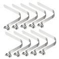thumbnail image 1 of Unique Bargains 10x8mm Kayak Paddle Snaps, Hollow Button Single Pin Lock Tube Spring Clips for Tent Pole, 10 Pack, 1 of 5