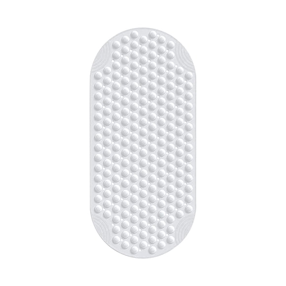 Pompotops Tapis de Bain Antidérapant Tapis Long Ellipse Tapis de Bain en PVC Tapis de Massage à Bulles Tapis pour les Pieds Tapis de Sol à Ventouse Liquidation