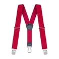 thumbnail image 1 of Buyless Fashion Bretelles Texturées Robustes pour Hommes - Sangles Ajustables de 48 Pouces 1 1/4 Pouces - Forme en Y, 1 of 7