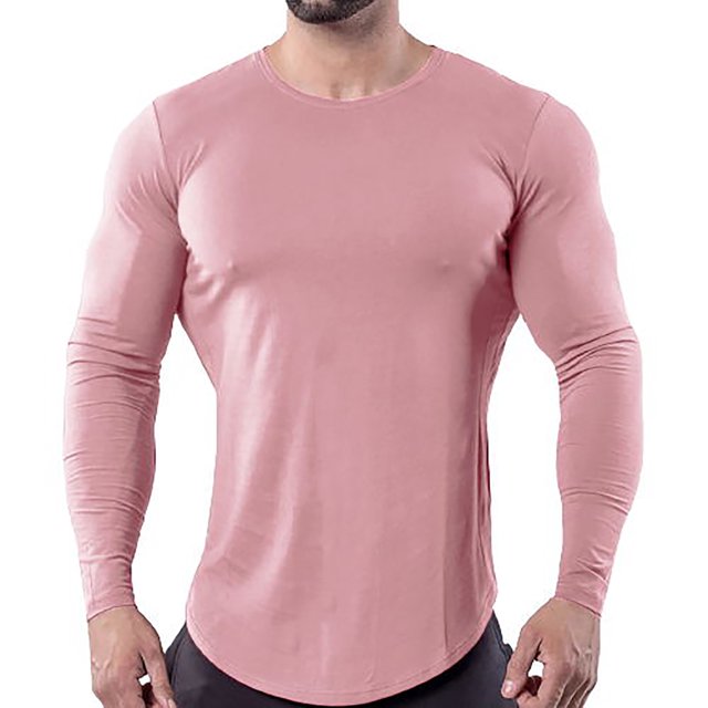 CEHVOM T-shirt D\'entraînement Physique à Col Rond pour Hommes