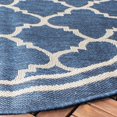 thumbnail image 3 of Safavieh Courtyard Red Indoor Outdoor Rug - Round 4', 3 of 3