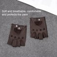 thumbnail image 3 of serony Experience Exceptional With These Leather Motorcycle Gloves Easy To Clean coffee L 1Set, 3 of 6